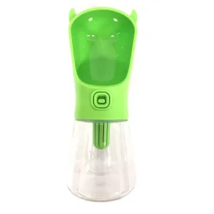 380ml Portable Pet Water Bottle with Filter - Travel Drinking Cup For