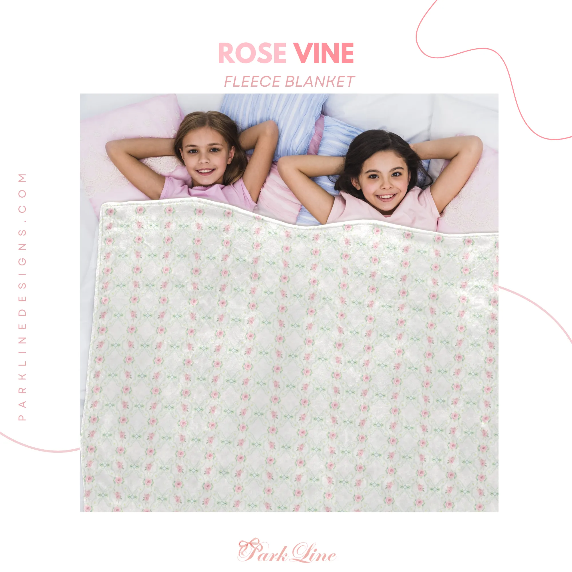 ADELINE | Ultra-Soft Micro Fleece Blanket | Durable & Lightweight with Vibrant No-Fade Print