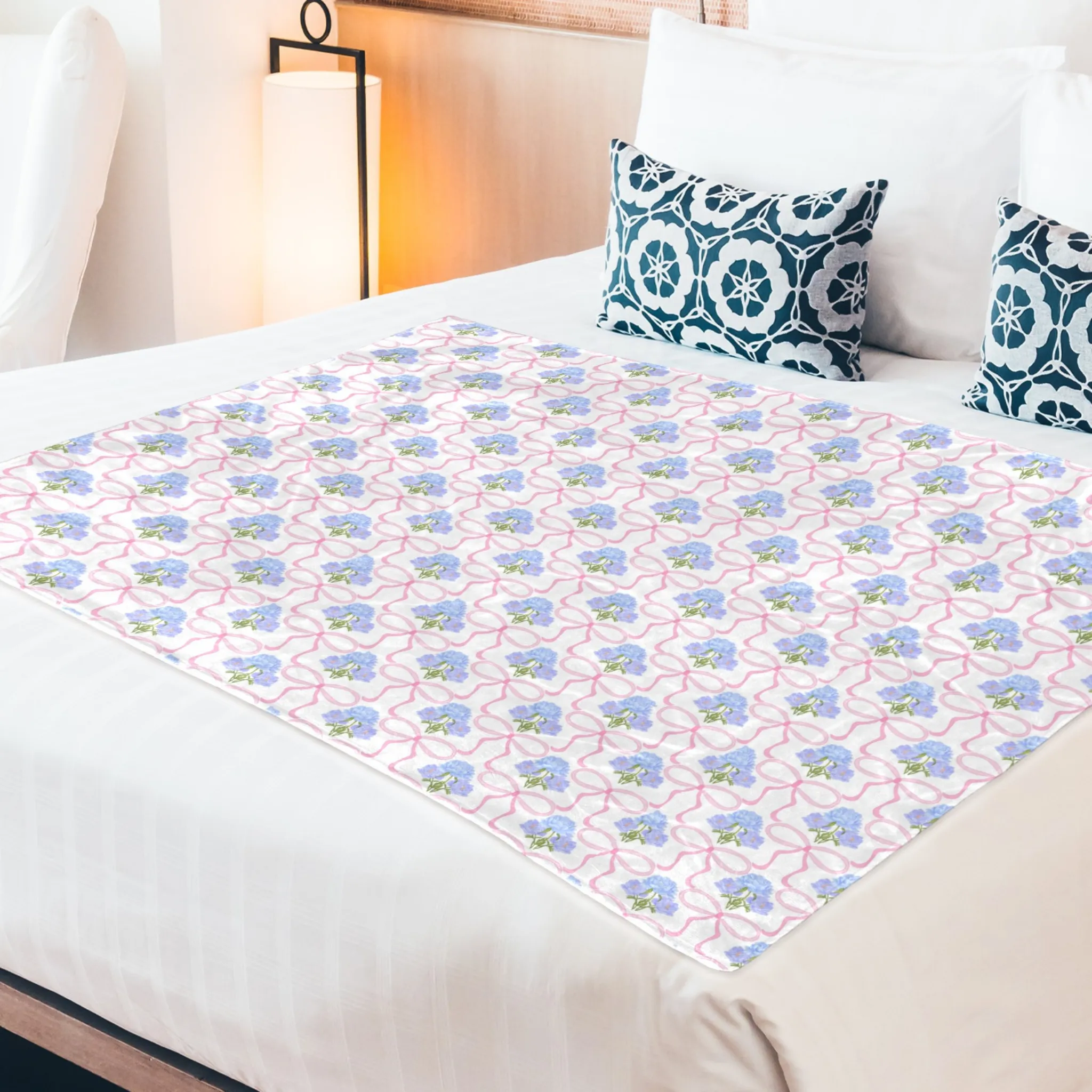 ADELINE | Ultra-Soft Micro Fleece Blanket | Durable & Lightweight with Vibrant No-Fade Print