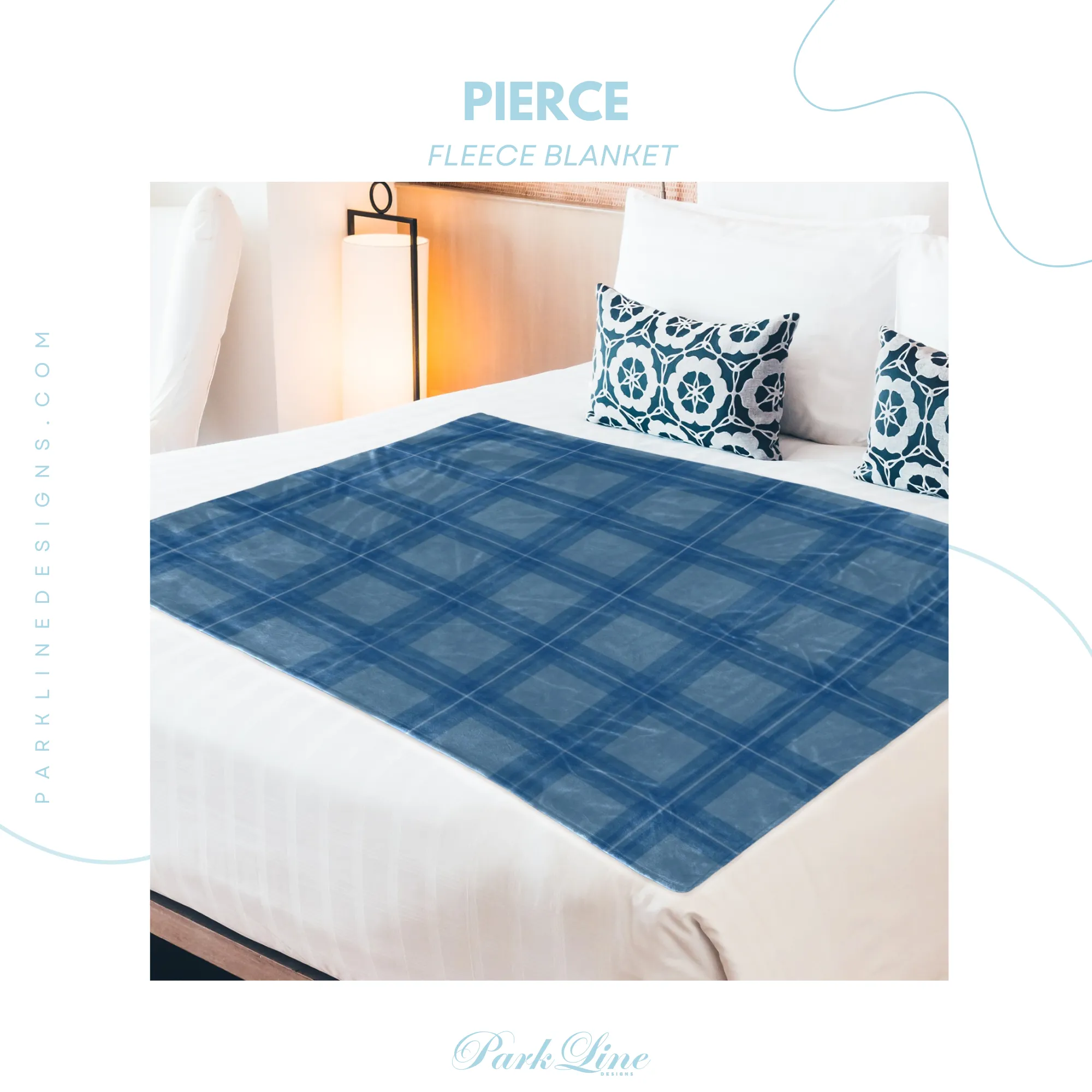 ADELINE | Ultra-Soft Micro Fleece Blanket | Durable & Lightweight with Vibrant No-Fade Print