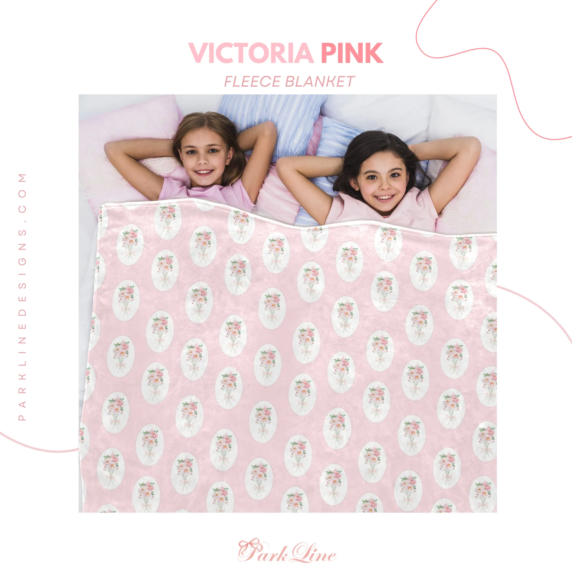 ADELINE | Ultra-Soft Micro Fleece Blanket | Durable & Lightweight with Vibrant No-Fade Print