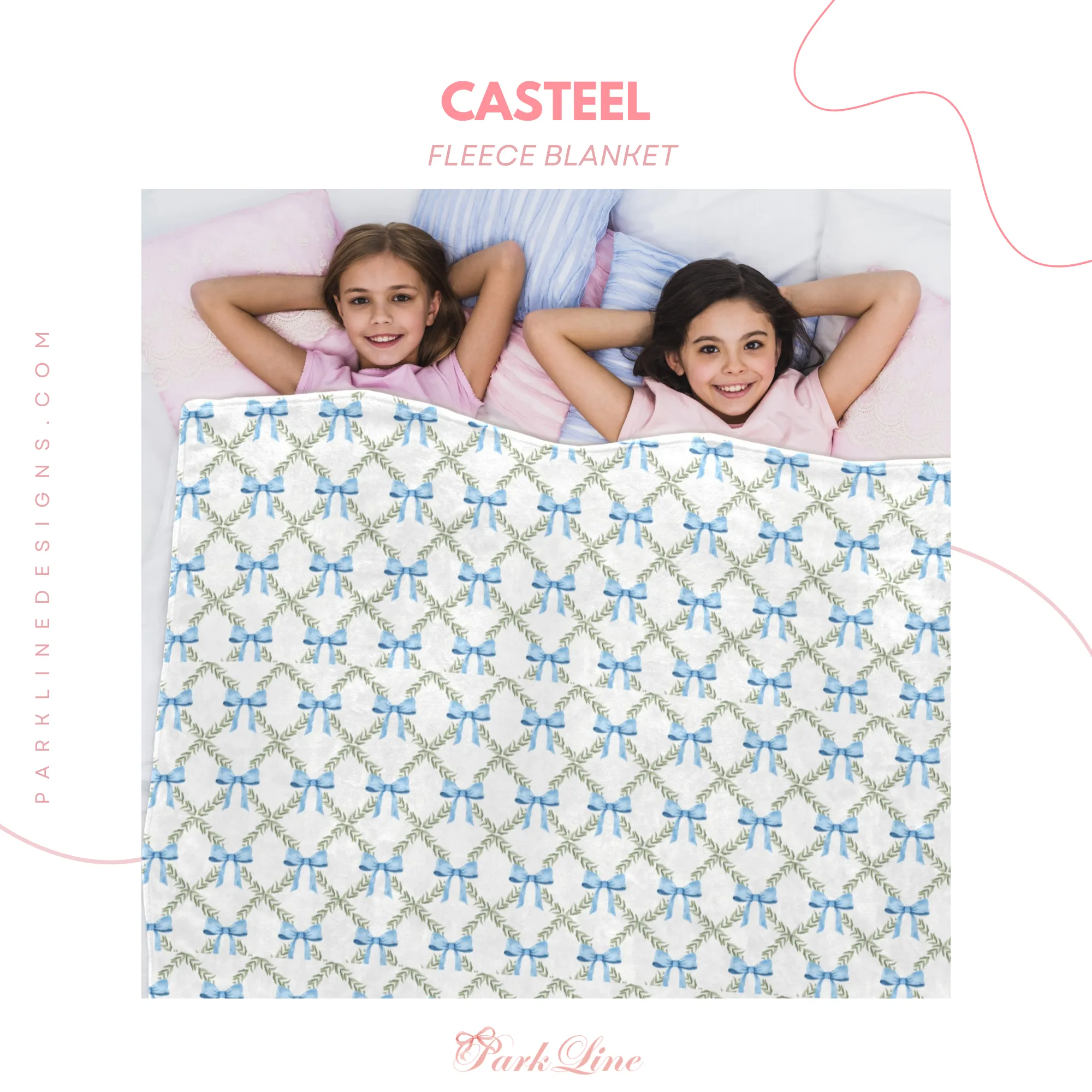 ADELINE | Ultra-Soft Micro Fleece Blanket | Durable & Lightweight with Vibrant No-Fade Print