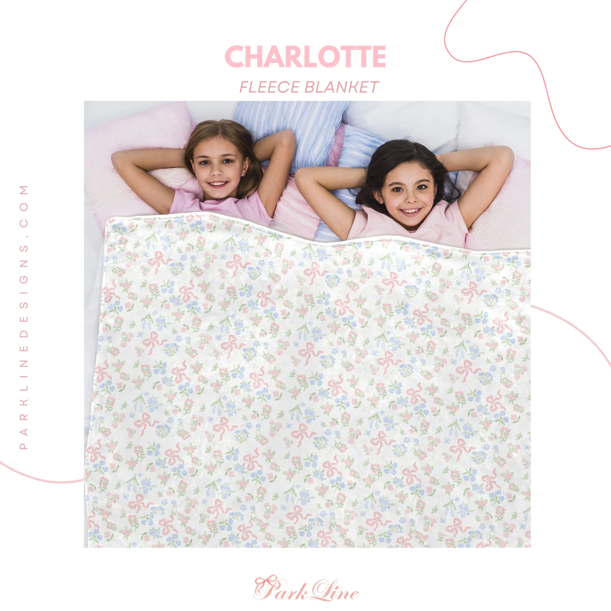 ADELINE | Ultra-Soft Micro Fleece Blanket | Durable & Lightweight with Vibrant No-Fade Print
