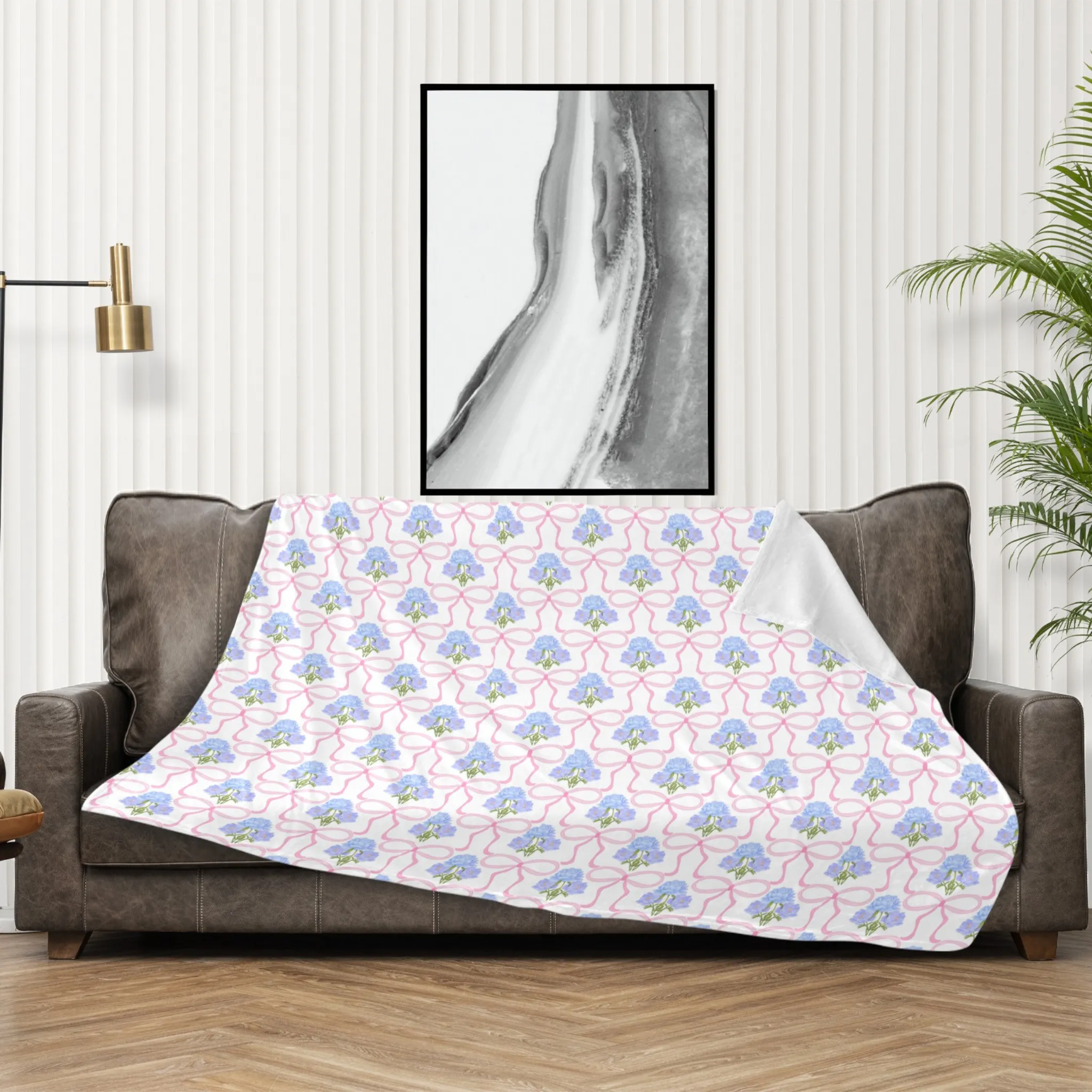 ADELINE | Ultra-Soft Micro Fleece Blanket | Durable & Lightweight with Vibrant No-Fade Print