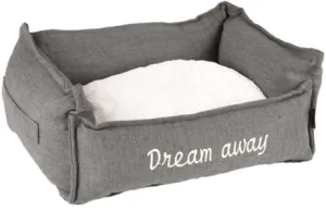 BASKET DREAM AWAY RECTANGULAR   ZIPPER GREY