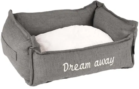 BASKET DREAM AWAY RECTANGULAR   ZIPPER GREY