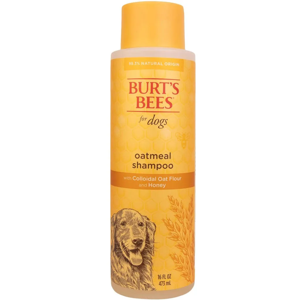 Burt's Bees Oatmeal Shampoo with Colloidal Oat Flour & Honey for Dogs, 16-oz