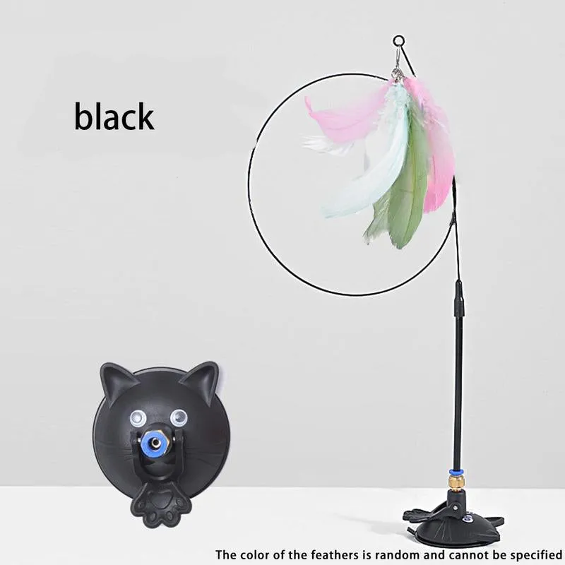 Cat Teaser Stick with Feather – Fun & Engaging Toy for Cats