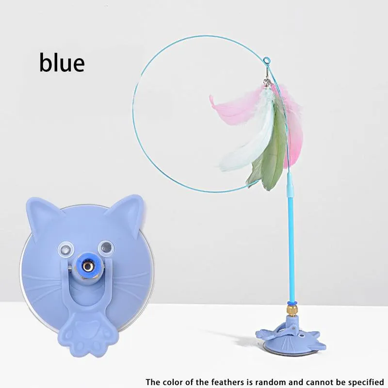 Cat Teaser Stick with Feather – Fun & Engaging Toy for Cats