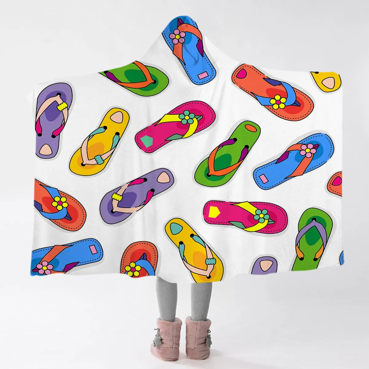 Flip Flops State of Mind Cosy Hooded Blanket