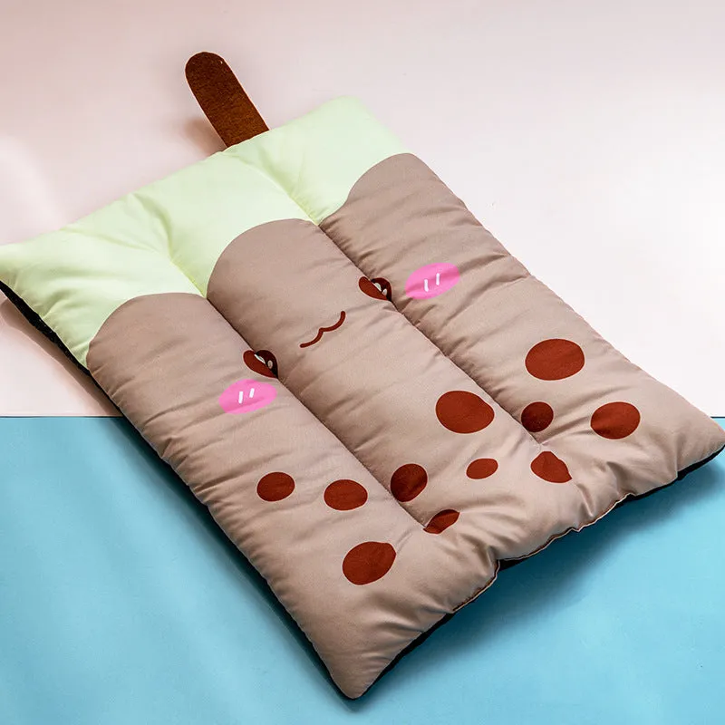 Fruit Pattern Puppy Summer Cooling Mat