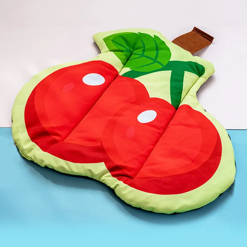Fruit Pattern Puppy Summer Cooling Mat