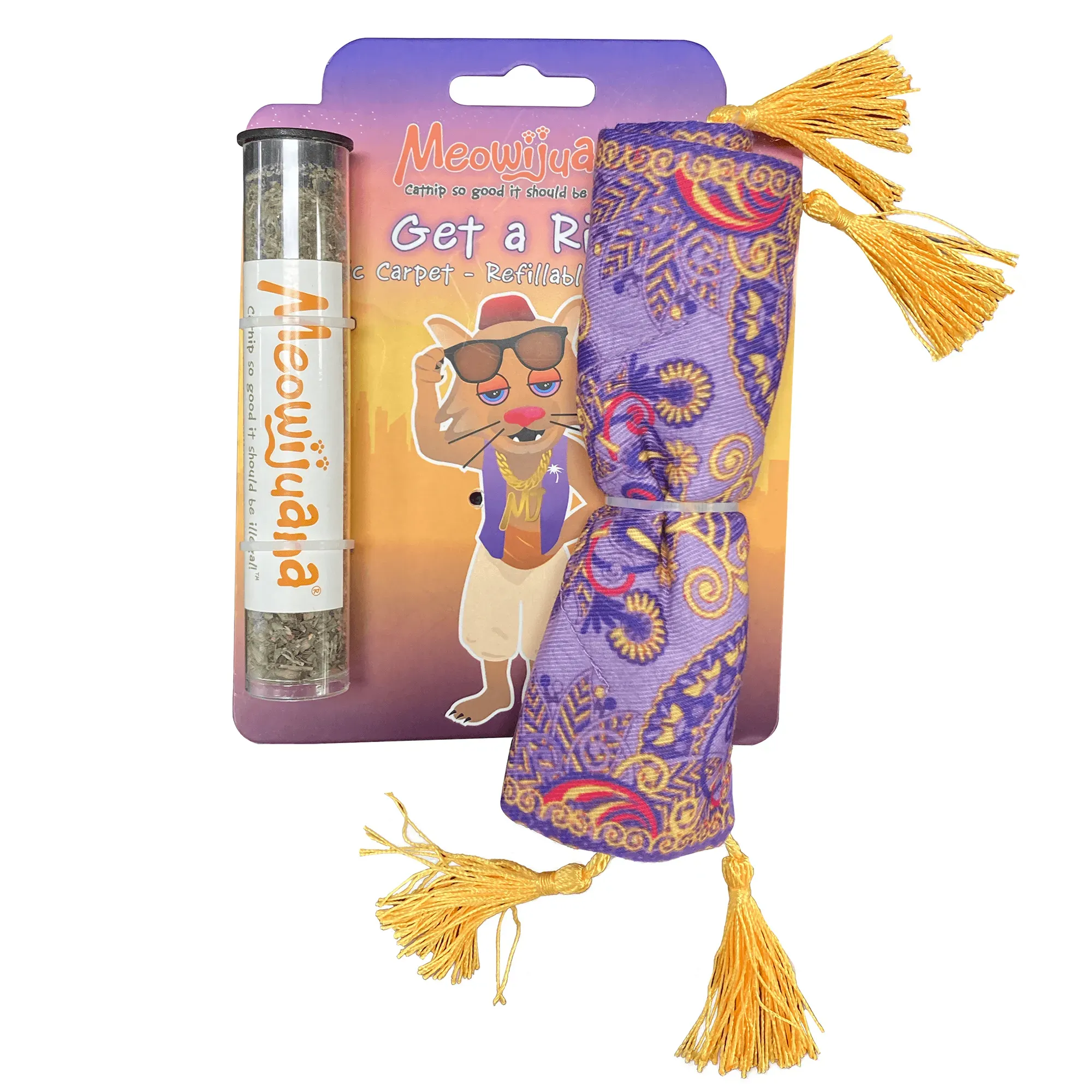 Get a Ride Magic Carpet Refillable Cat Toy