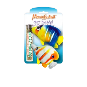 Get Bubbly Tropical Fish Refillable Multipack Cat Toys