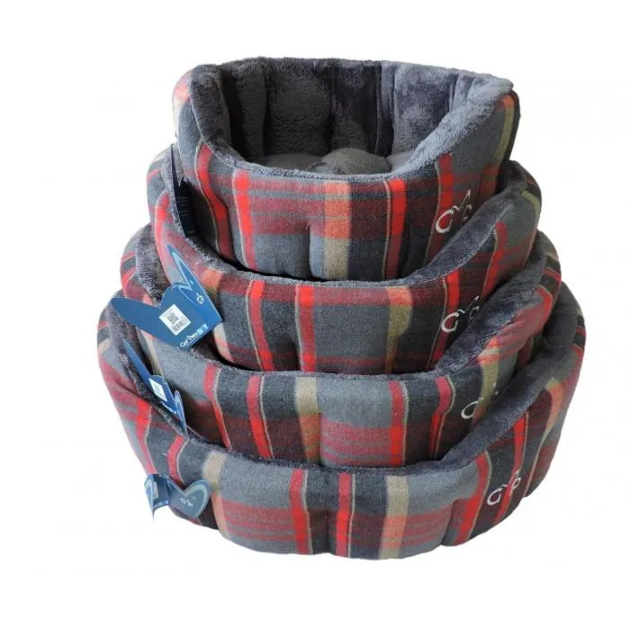 Gor pets Camden Deluxe Dog Bed - Red