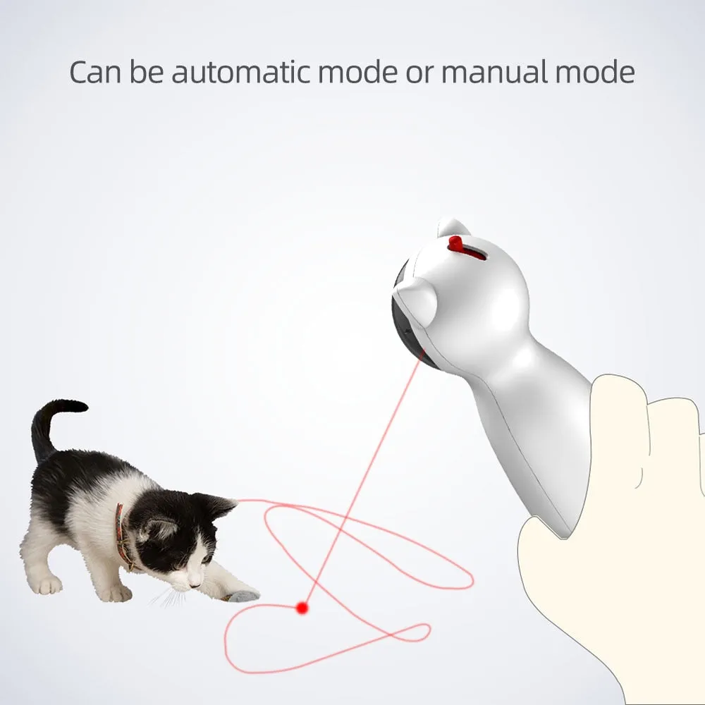 Interactive LED Laser Cat Toy - Auto Rotating Cat Exerciser