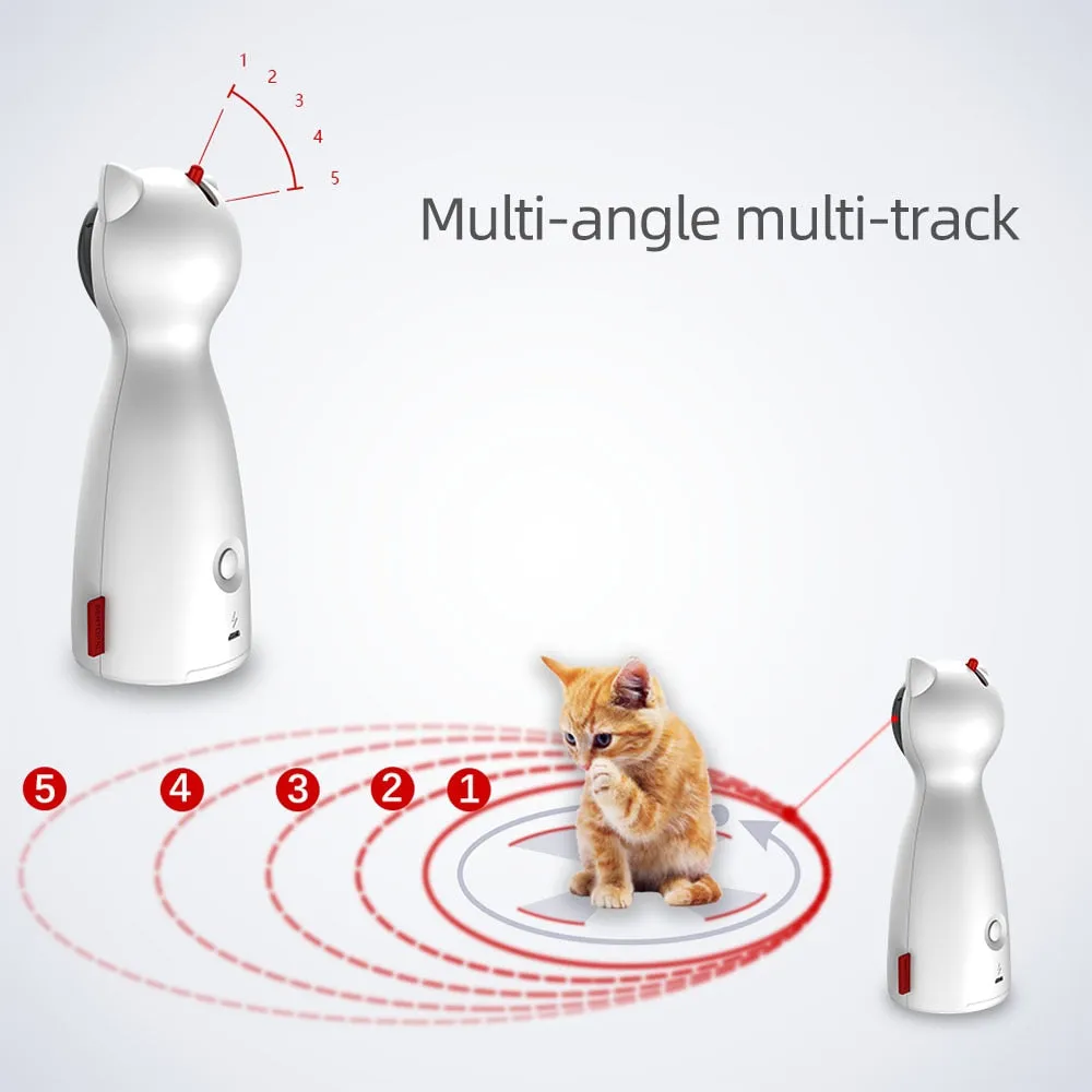 Interactive LED Laser Cat Toy - Auto Rotating Cat Exerciser