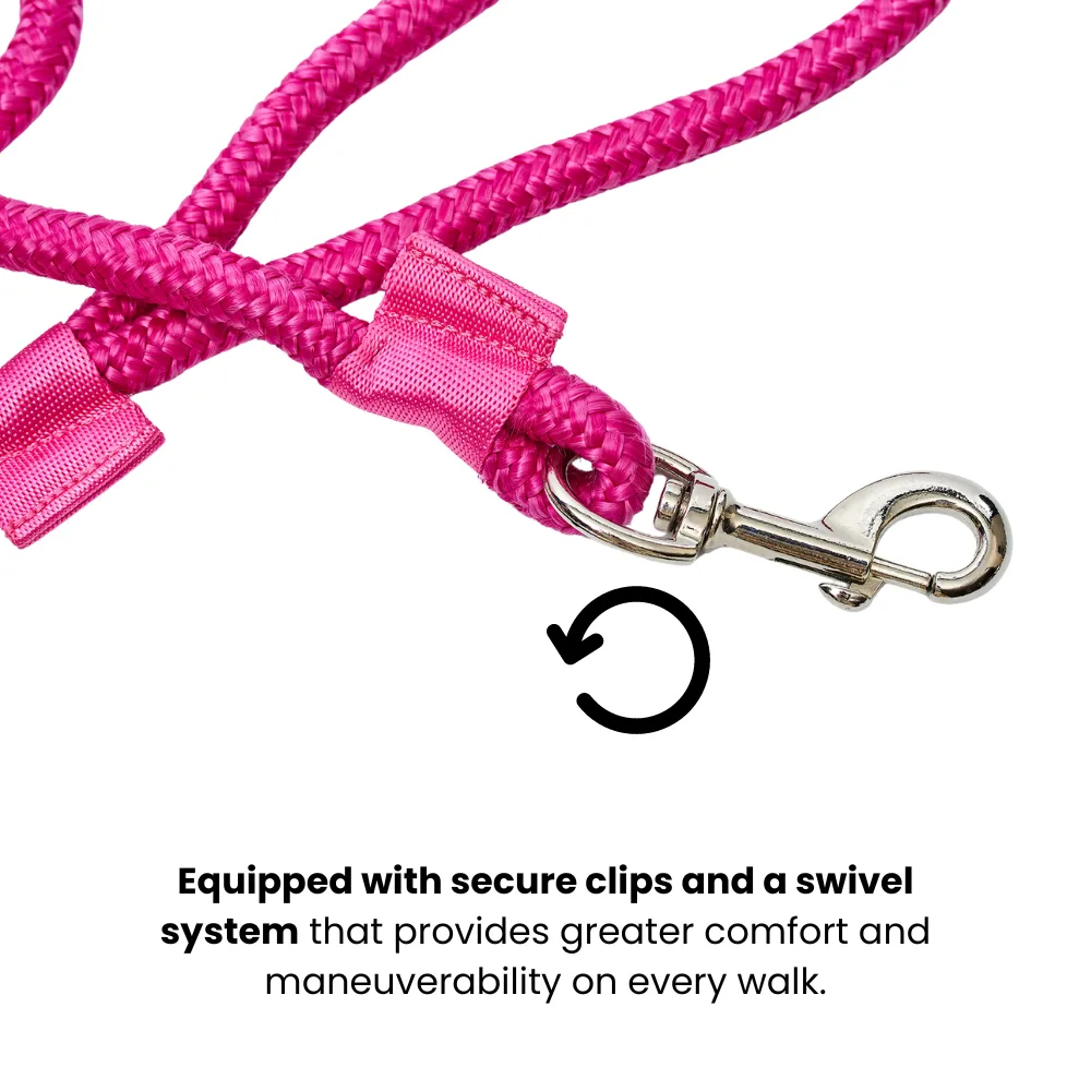 Kanu Pet Fuchsia Polo Dog Leash