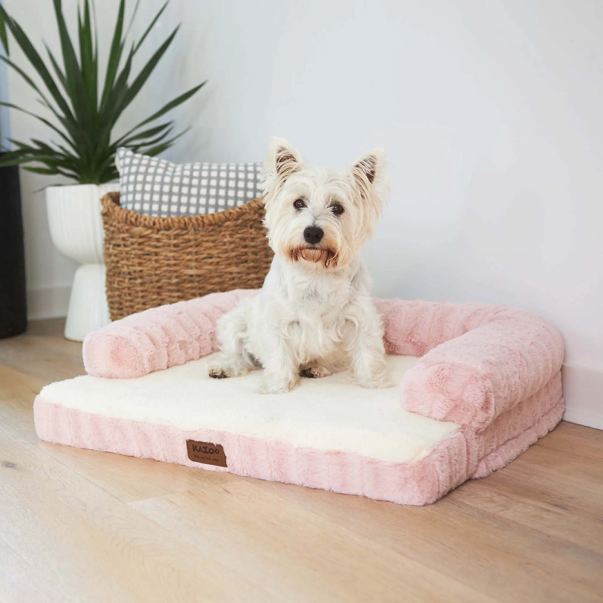 Kazoo Boudoir Large Blush Dog Bed^^^
