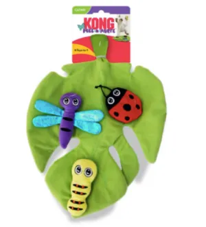 Kong Pull-A-Partz Bugz Cat Toy Leaf Mat
