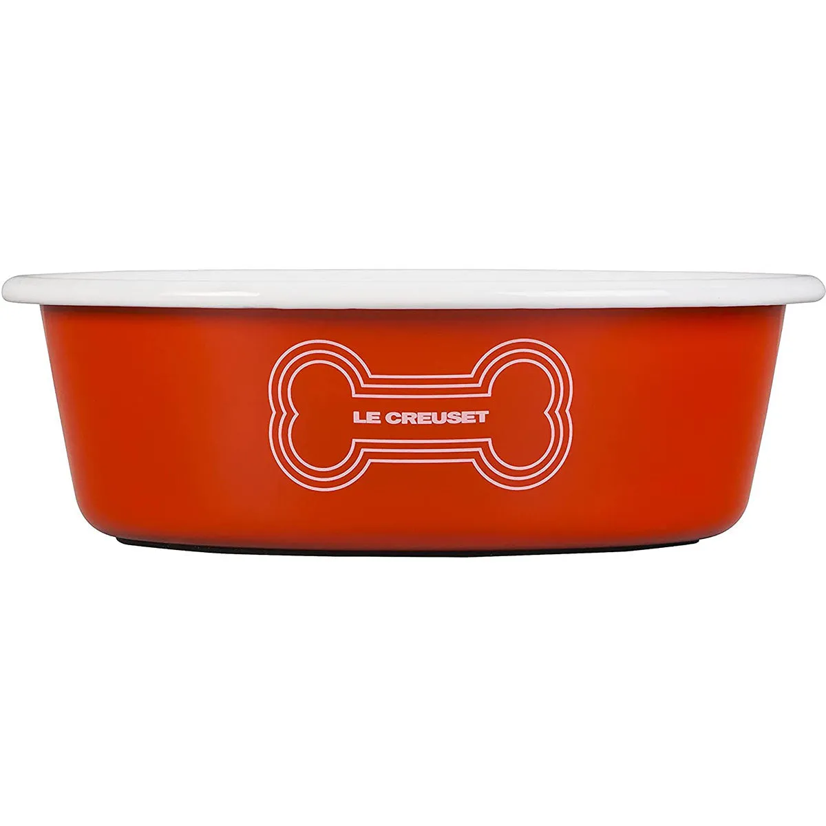 Le Creuset 4 cup Medium Dog Bowl - Orange