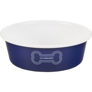 Le Creuset 6 cup Large Dog Bowl - Dark Blue