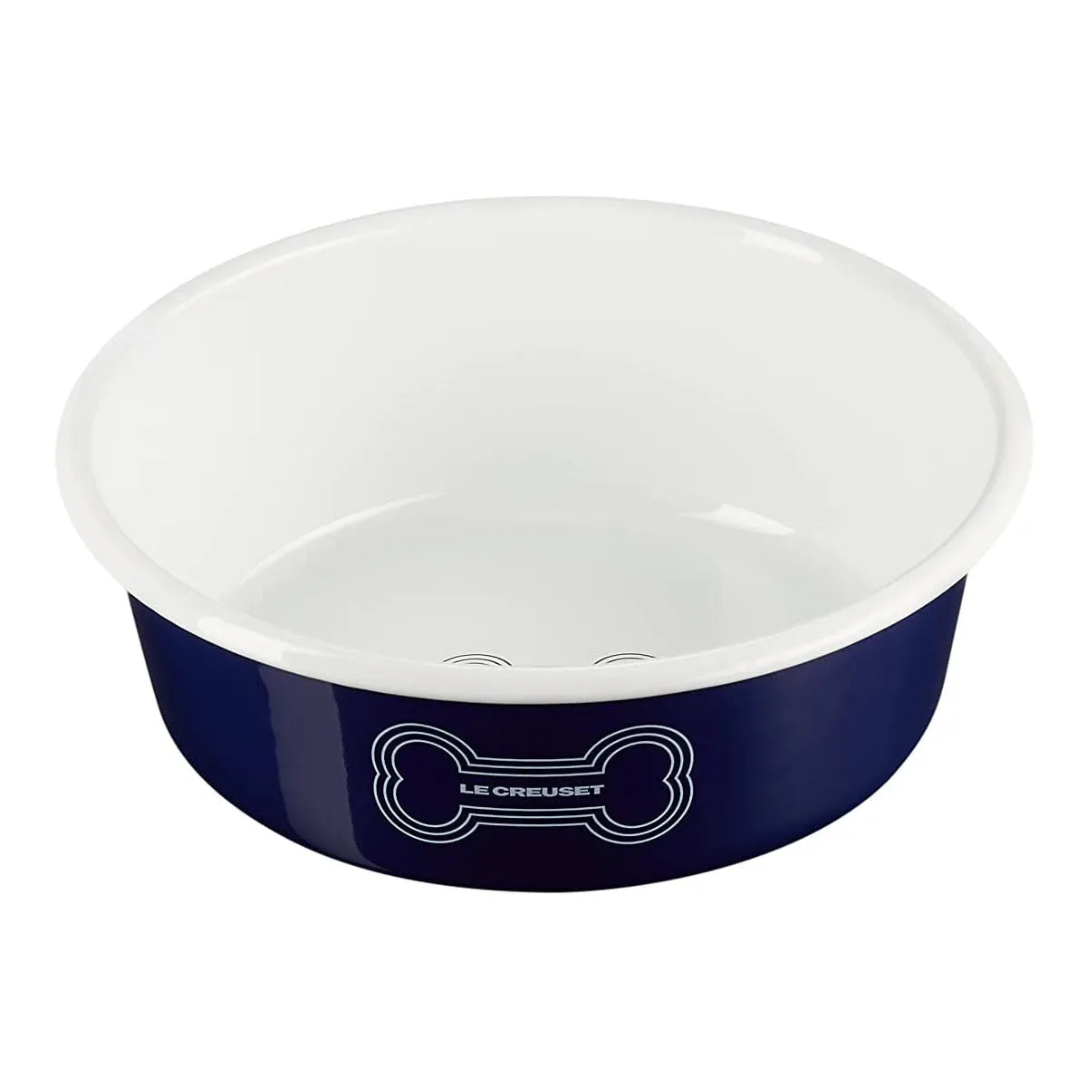 Le Creuset 6 cup Large Dog Bowl - Dark Blue
