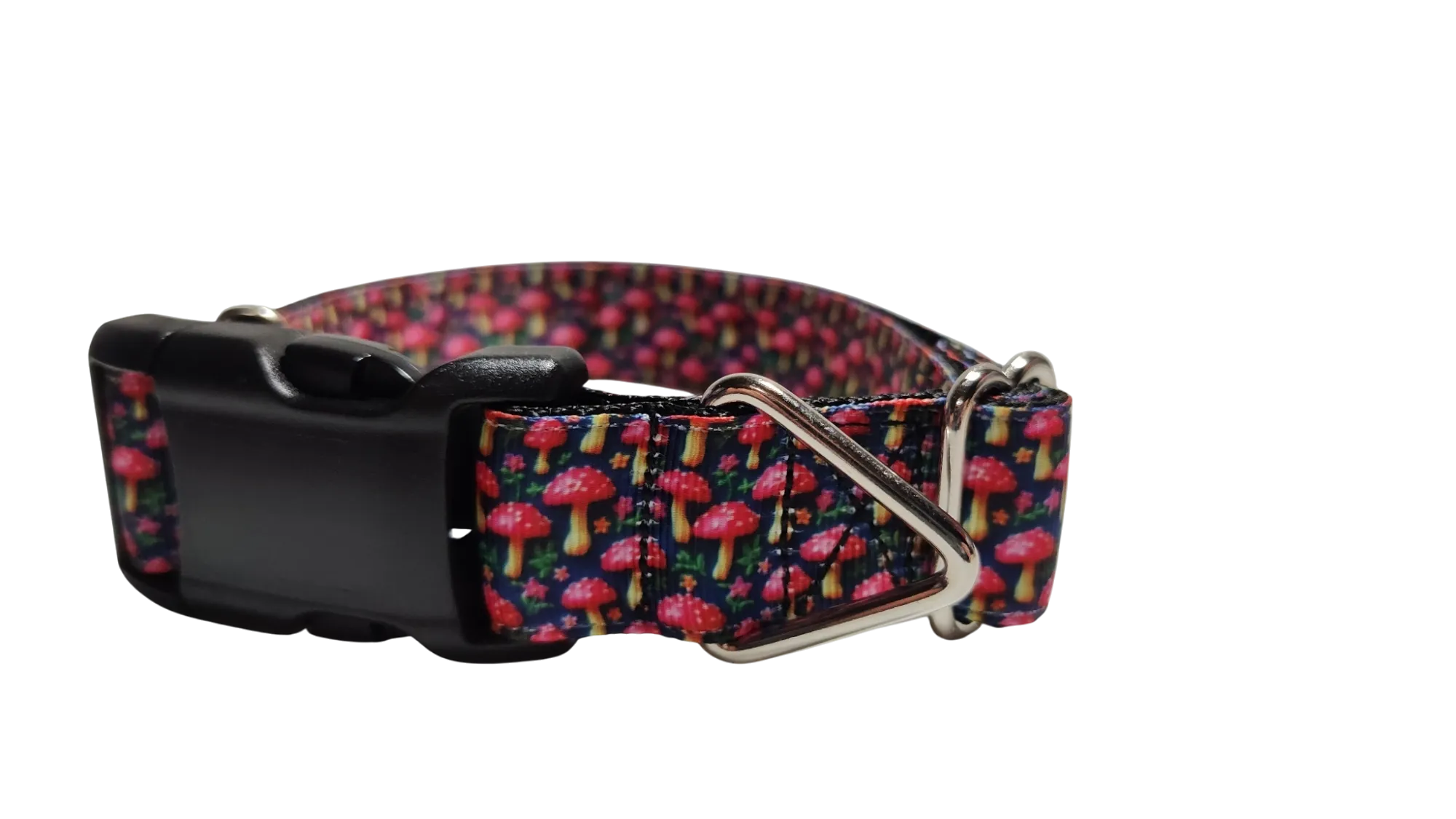 Little Mushrooms Nylon Dog Collar