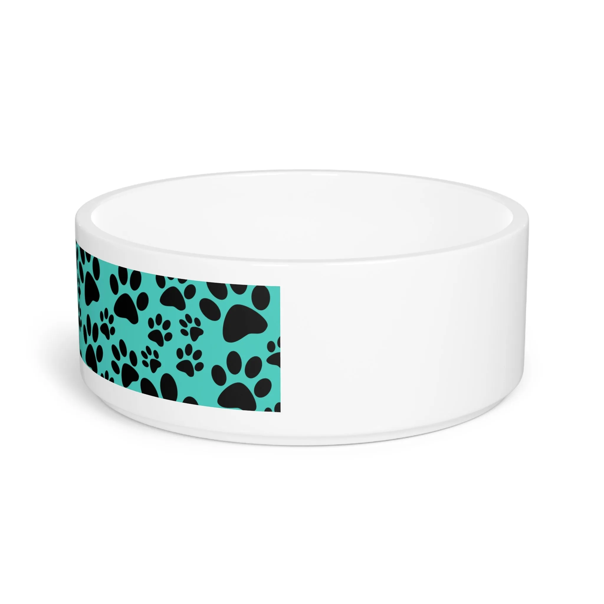 Paw Print Pet Bowl - Cute & Durable Dog Dish for Pet Lovers