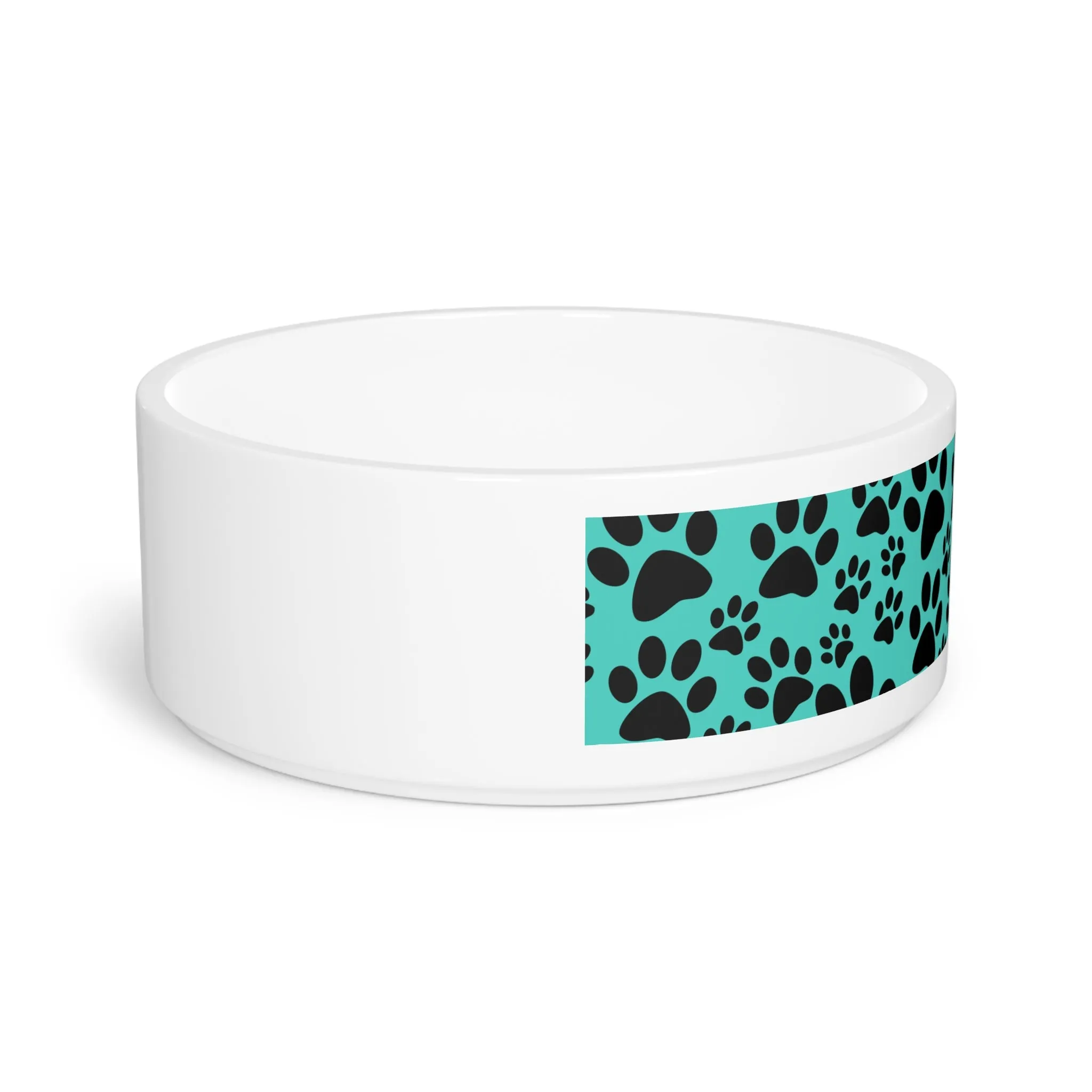 Paw Print Pet Bowl - Cute & Durable Dog Dish for Pet Lovers