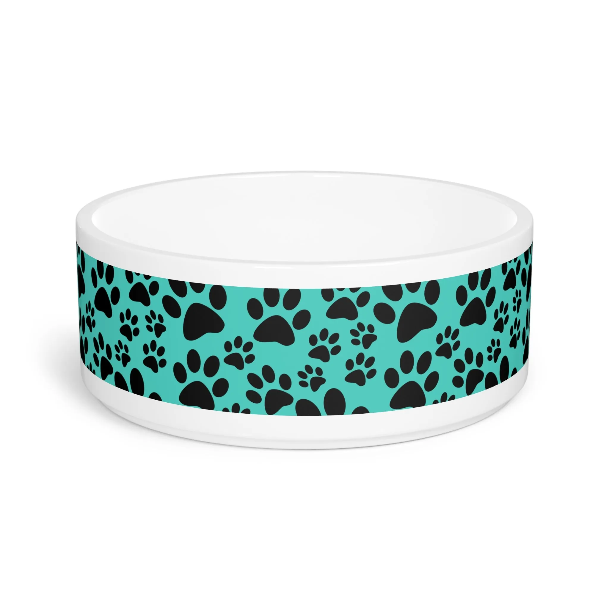Paw Print Pet Bowl - Cute & Durable Dog Dish for Pet Lovers