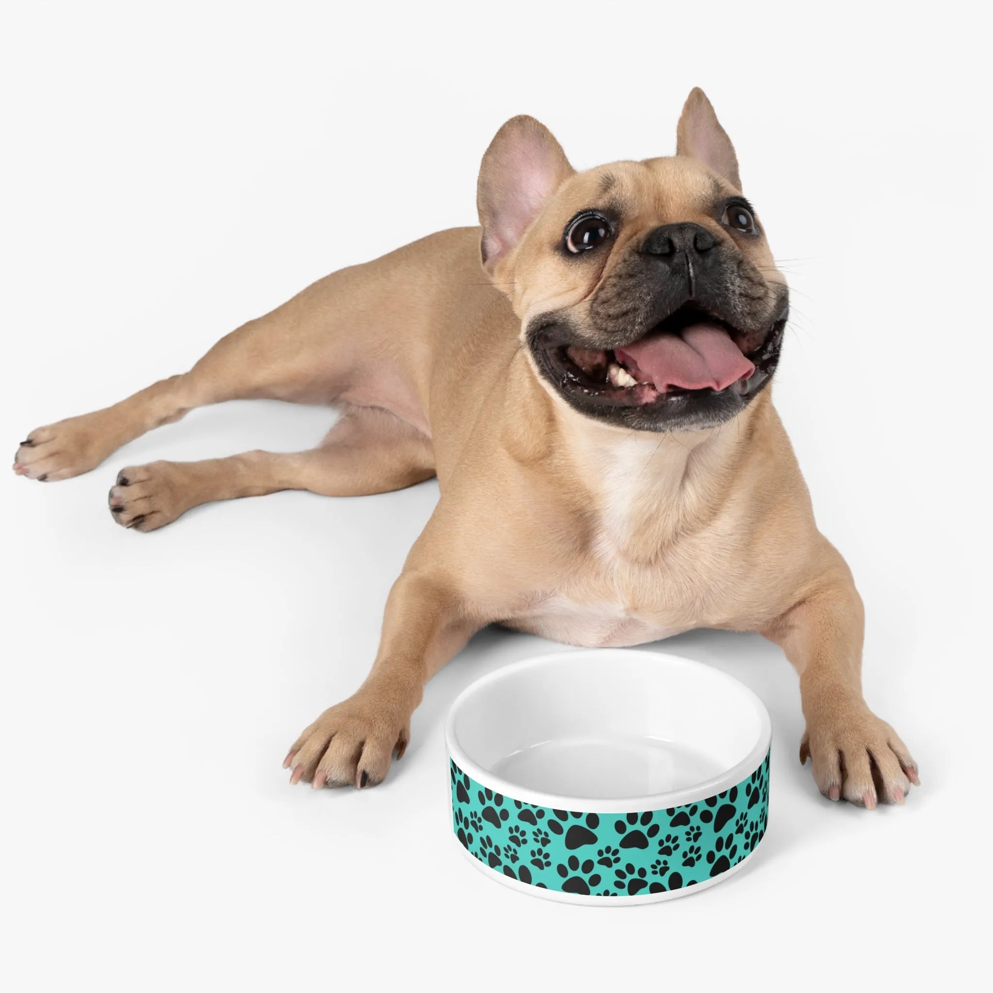 Paw Print Pet Bowl - Cute & Durable Dog Dish for Pet Lovers