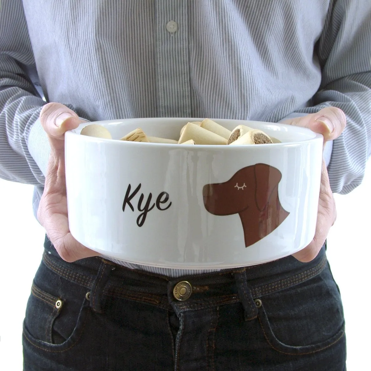 Personalised Ceramic Dog Bowl