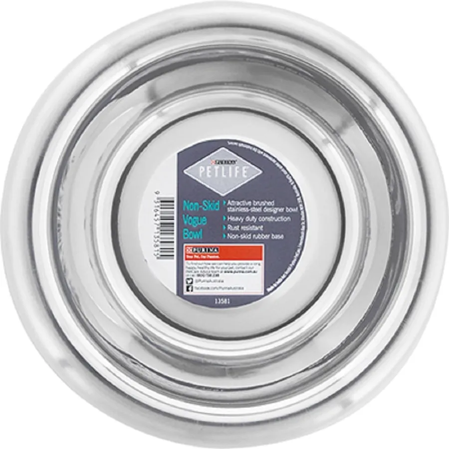 Petlife Non-Skid Vogue Bowl