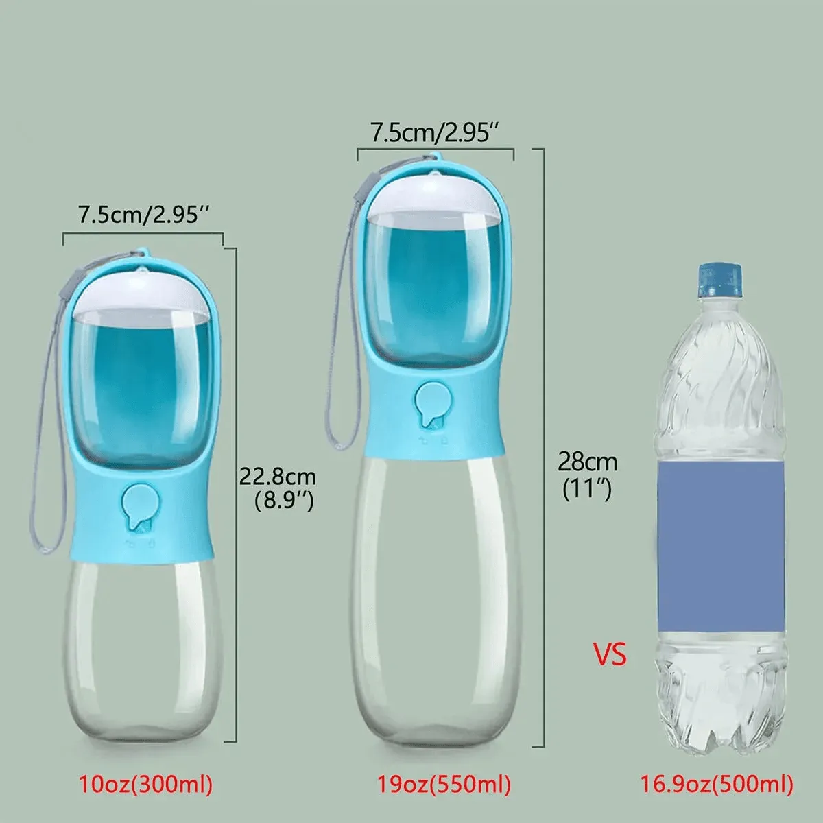 Portable Dog Water Bottle Feeder