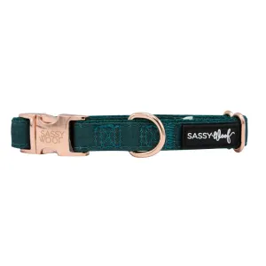 Sassy Woof Forest Dog Collar