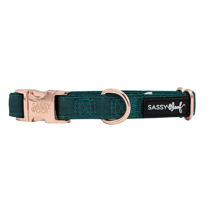Sassy Woof Forest Dog Collar