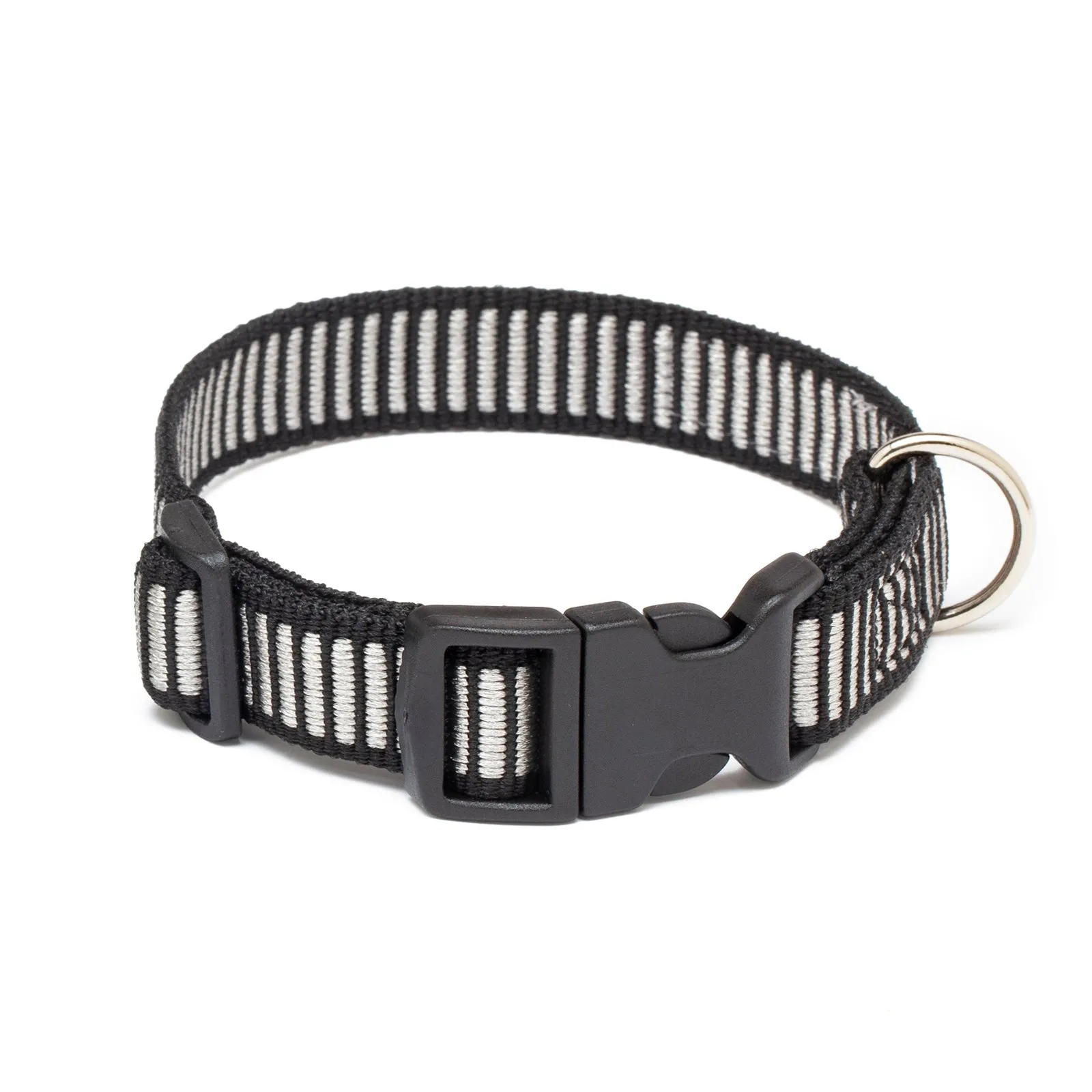 Seawoof Sturdy Dog Collar Silver/Black