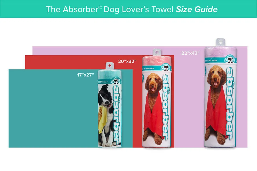 The Absorber® Max Dog Lover's Towel (22 in. x 43 in.)