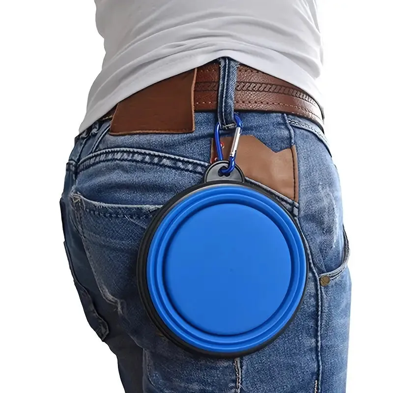 Travel-Friendly Pet Bowl - Durable TPR, Foldable & Chew-Resistant for Dogs & Cats