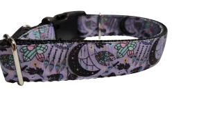 Witchy Crystals Nylon Dog Collar